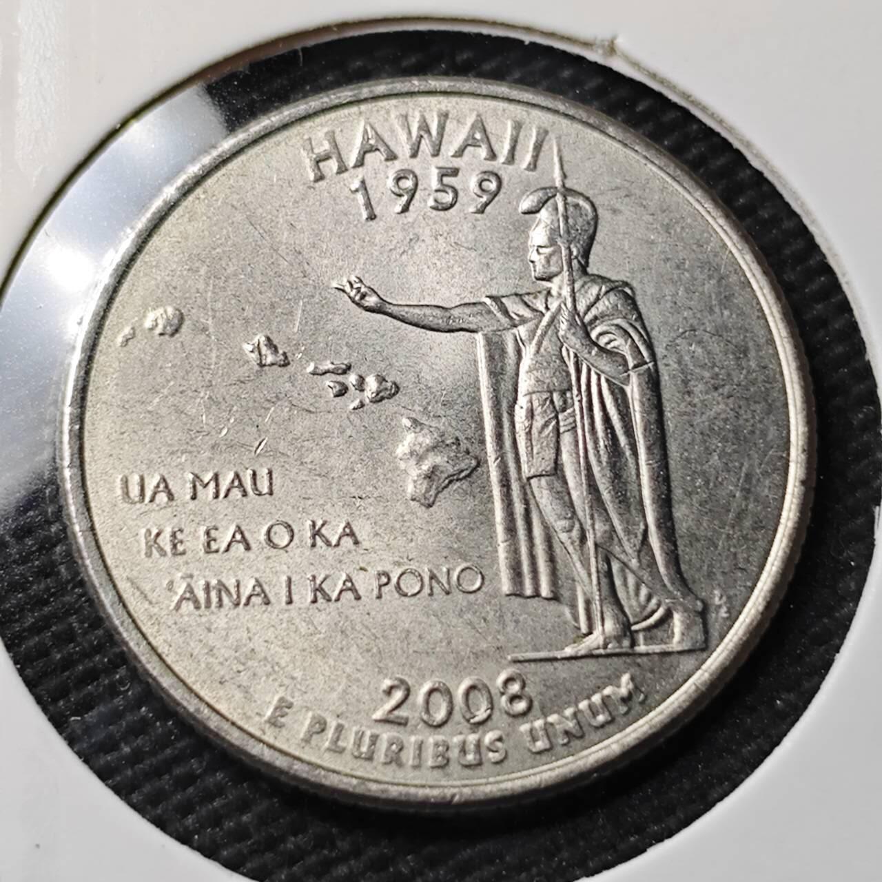 KK钱币收藏小铺 第377期  2月预留时间 周末发货  美国25分纪念币 好品