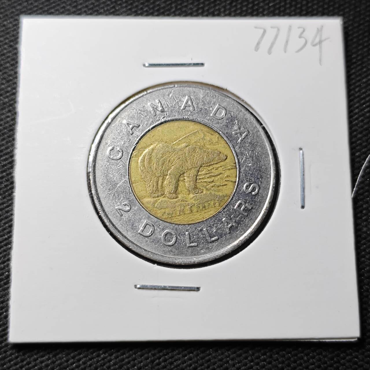 KK钱币收藏小铺 第377期  2月预留时间 周末发货  加拿大2元