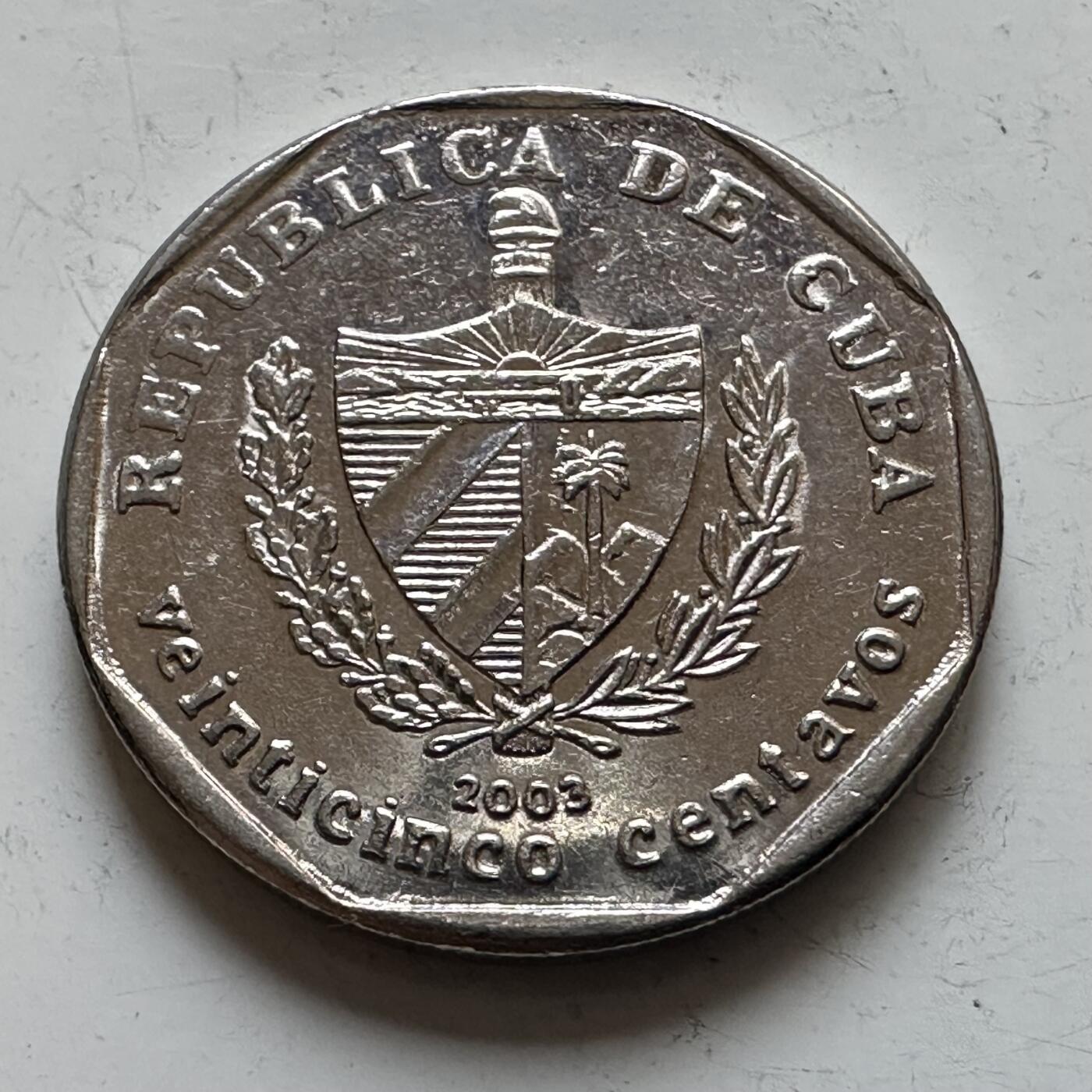 🌹外币初藏🌹🐯2025年第139场  每周二四六晚8️⃣点 接代拍 古巴2003年25分外汇币