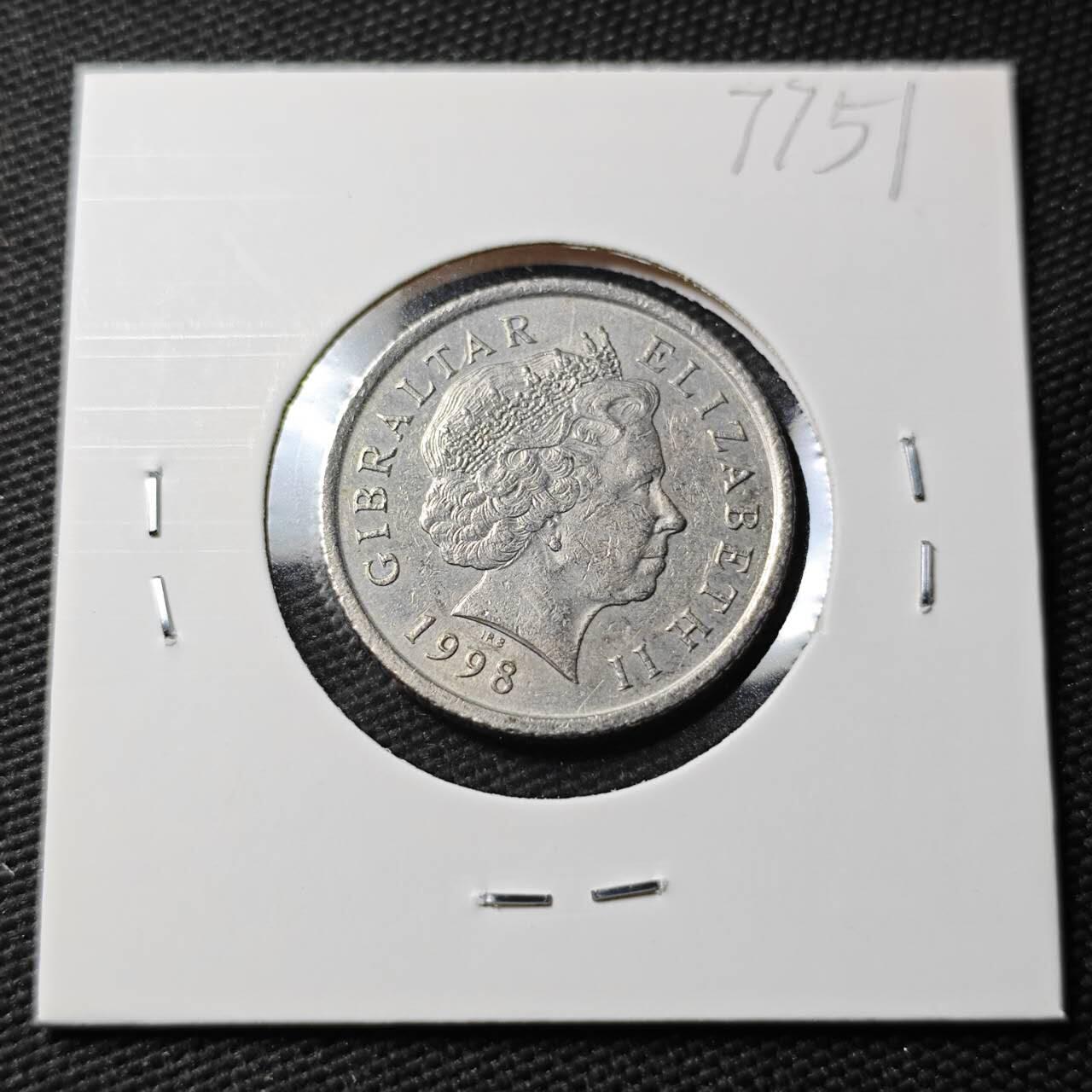 KK钱币收藏小铺 第377期  2月预留时间 周末发货  直布罗陀10便士