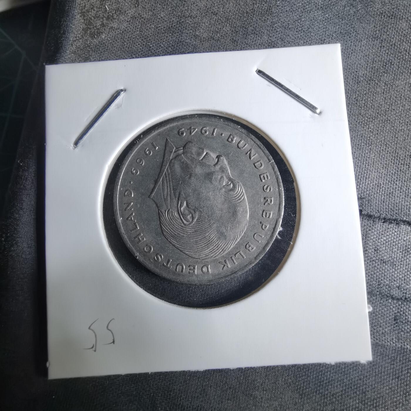 沼泽如烟--第926场 德国1969年2马克