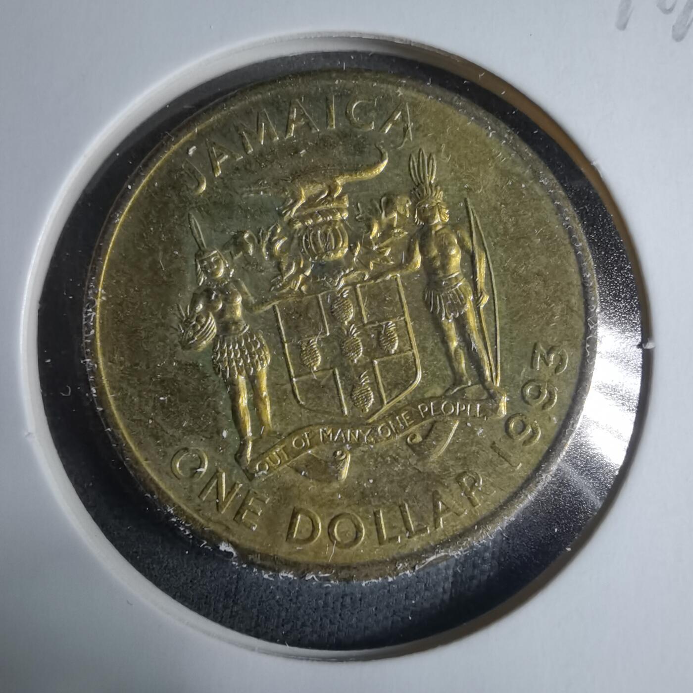 沼泽如烟--第927场 牙买加1993年一元