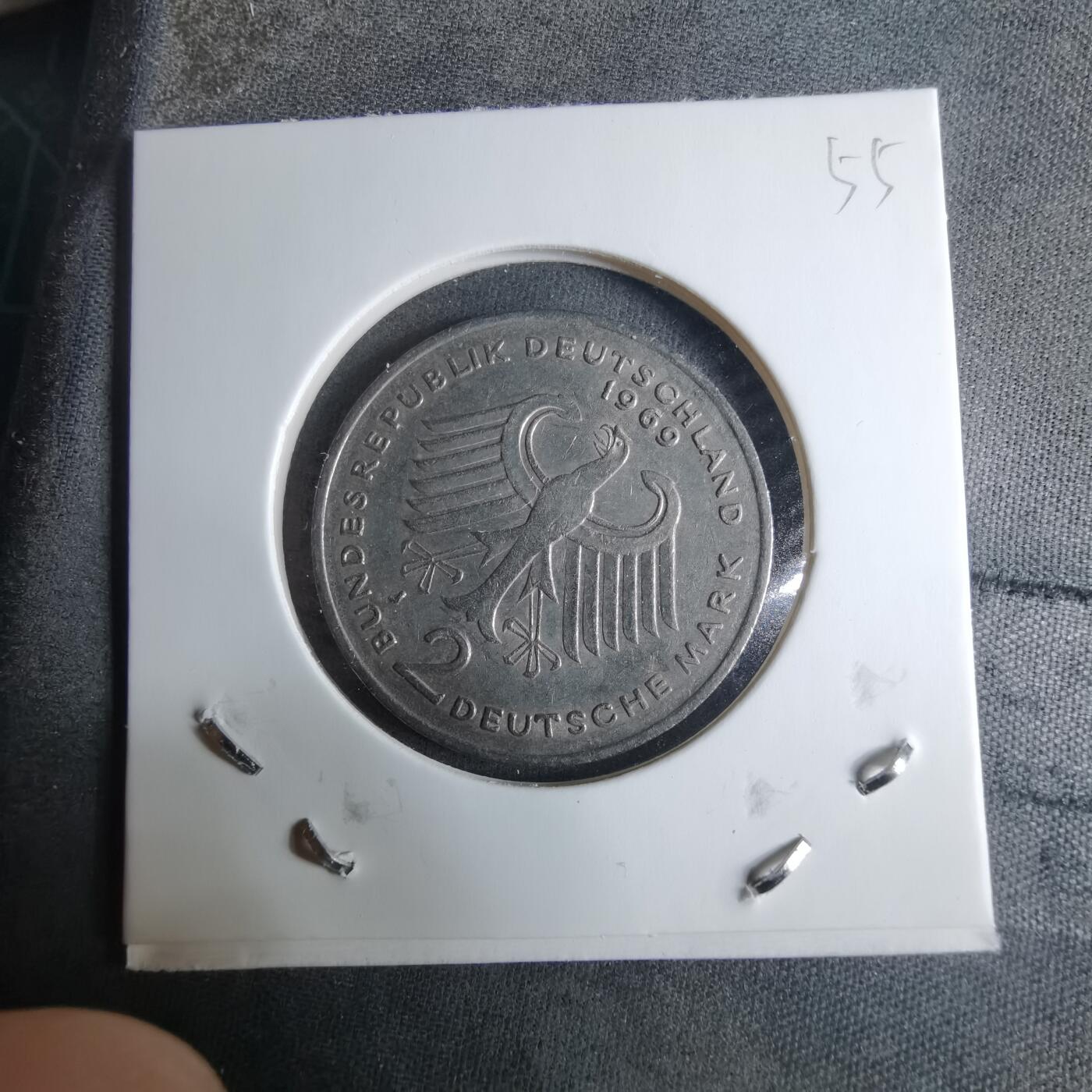 沼泽如烟--第926场 德国1969年2马克