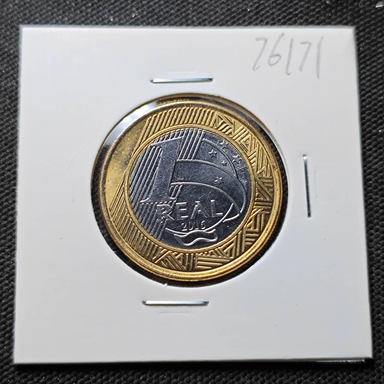 KK钱币收藏小铺 第376期  2月预留时间 周末发货  巴西1瑞尔双色币纪念币