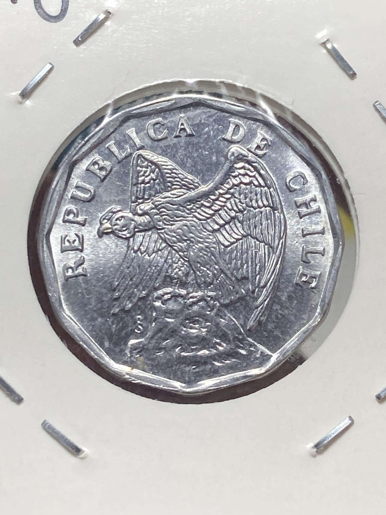 2025年第一百三十五场(总第一百六十一场）外国好品纸夹散币场(免佣金) 原光好品–智利🇨🇱1976单年份5分