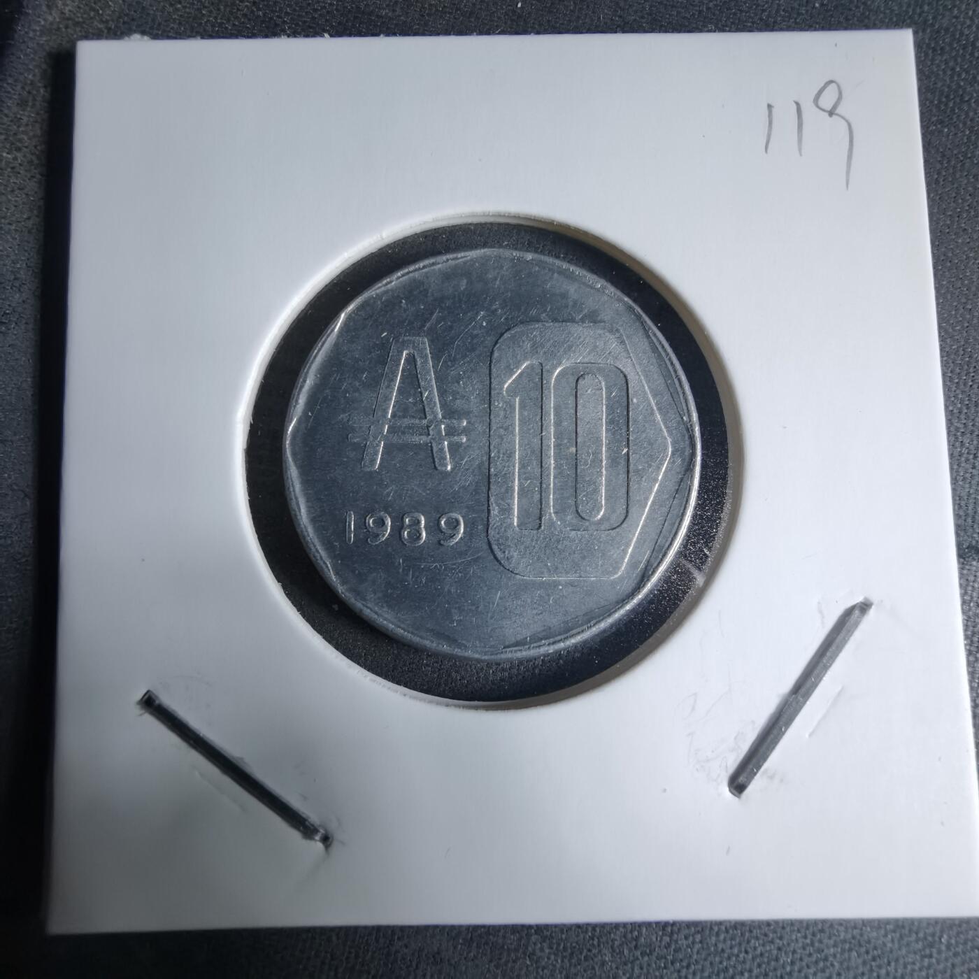 沼泽如烟--第926场 阿根廷1989年10奥斯特拉尔