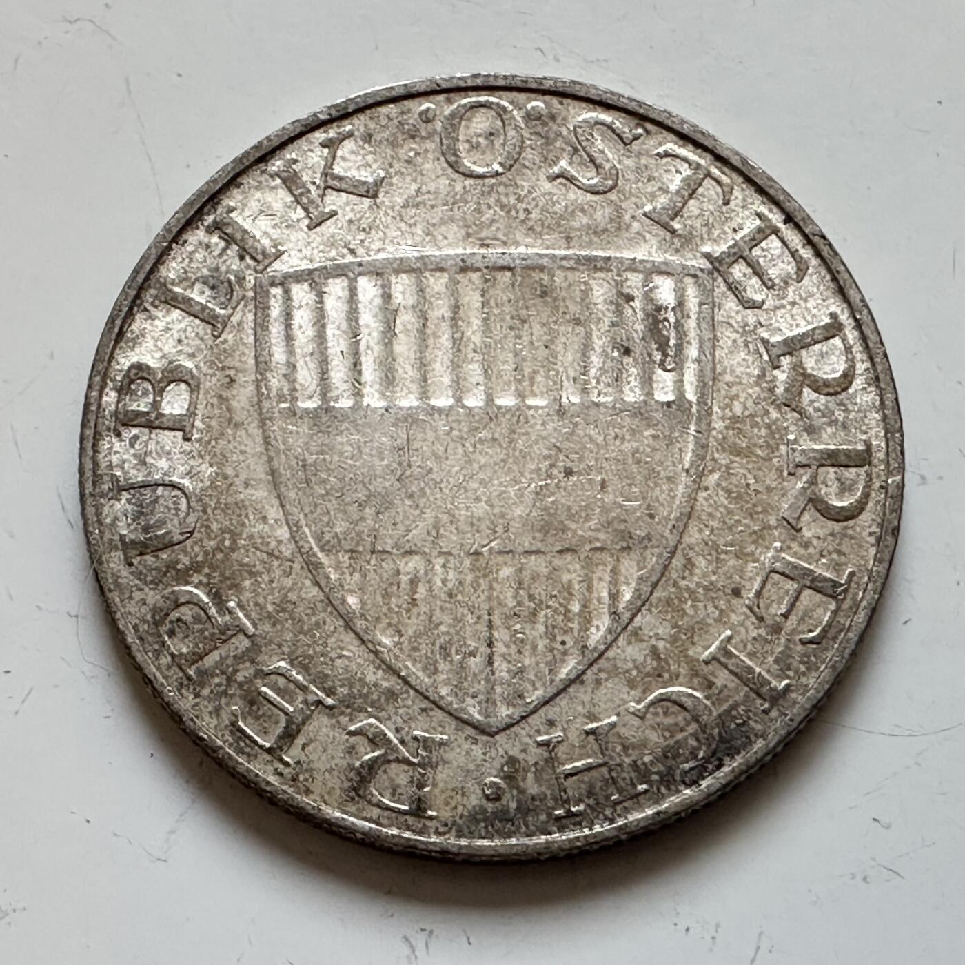 🌹外币初藏🌹🐯2025年第139场  每周二四六晚8️⃣点 接代拍 奥地利1958年10先令银币