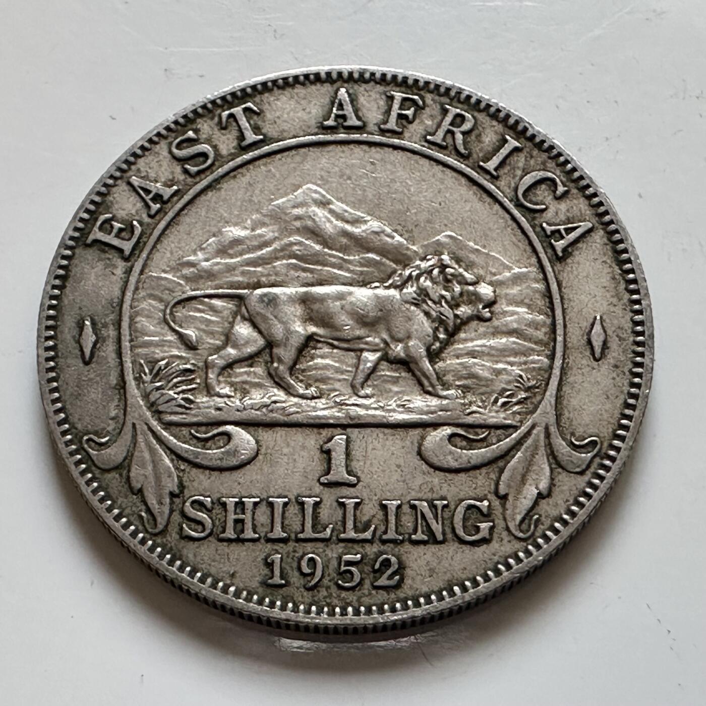 🌹外币初藏🌹🐯2025年第139场  每周二四六晚8️⃣点 接代拍 英属东非1952年一先令