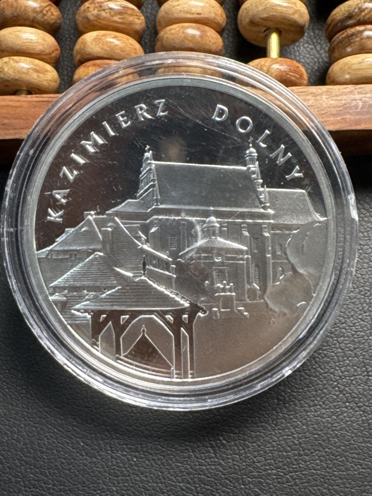 ❤️【币观天下】❤️ 第334期钱币拍卖- 2025.12.12周五晚上6点半场-长期征集拍品 波兰2008年齐米列兹·多尔尼城精制银币，925银，28.28克