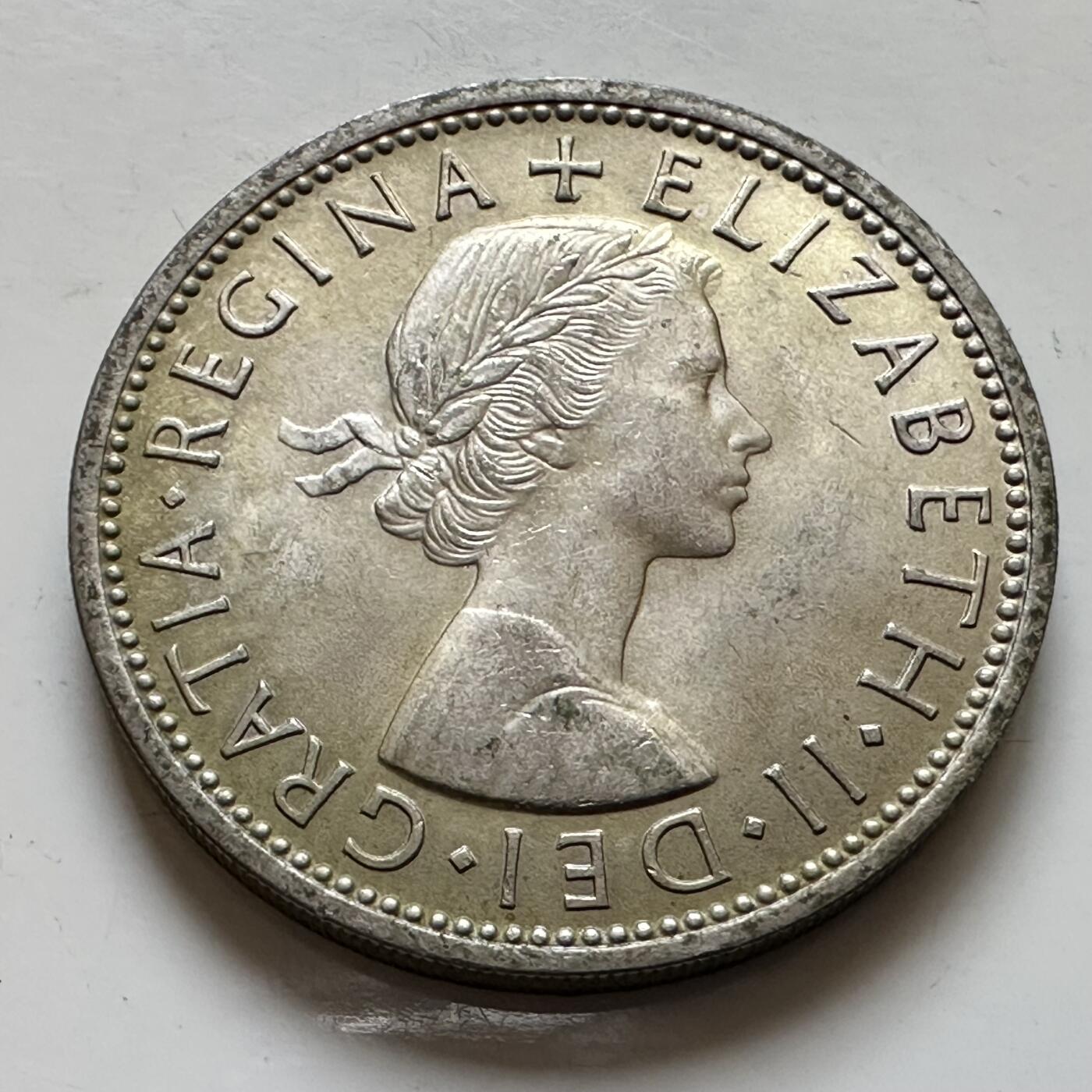 🌹外币初藏🌹🐯2025年第139场  每周二四六晚8️⃣点 接代拍 英国1967年两先令 b