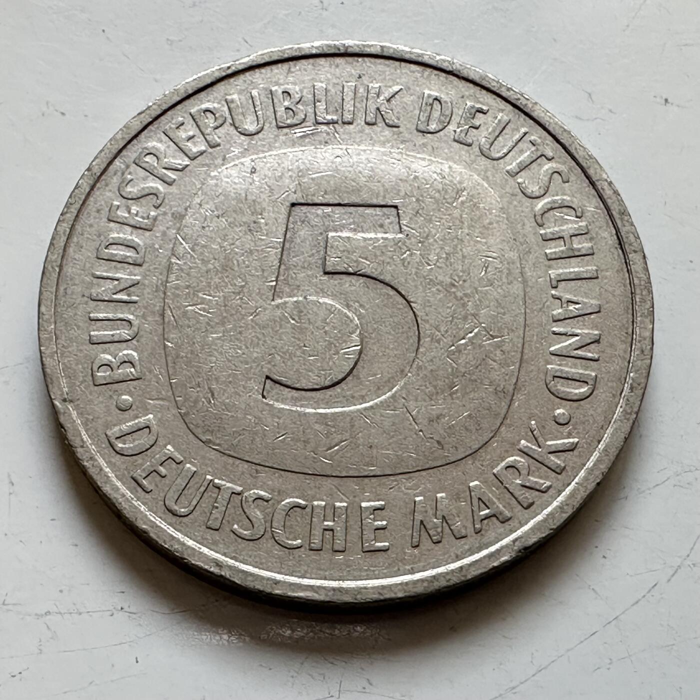 🌹外币初藏🌹🐯2025年第139场  每周二四六晚8️⃣点 接代拍 德国1991年五马克