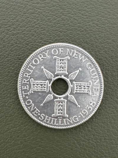 ❤️【币观天下】❤️ 第334期钱币拍卖- 2025.12.12周五晚上6点半场-长期征集拍品 - 新几内亚1先令UNC