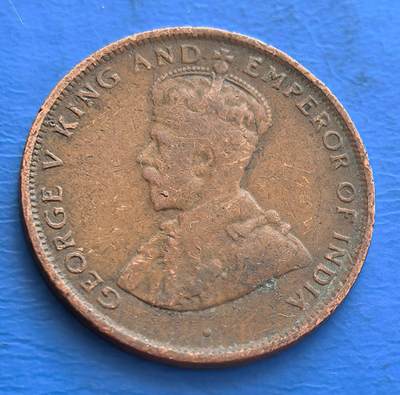 外国优质老铜币银币持续添加中，周六九点倒数截拍，满百包邮，可寄存半年，喜欢朋友微信扫描二维码可直接参拍 - 锡兰乔治五世1914年壹分