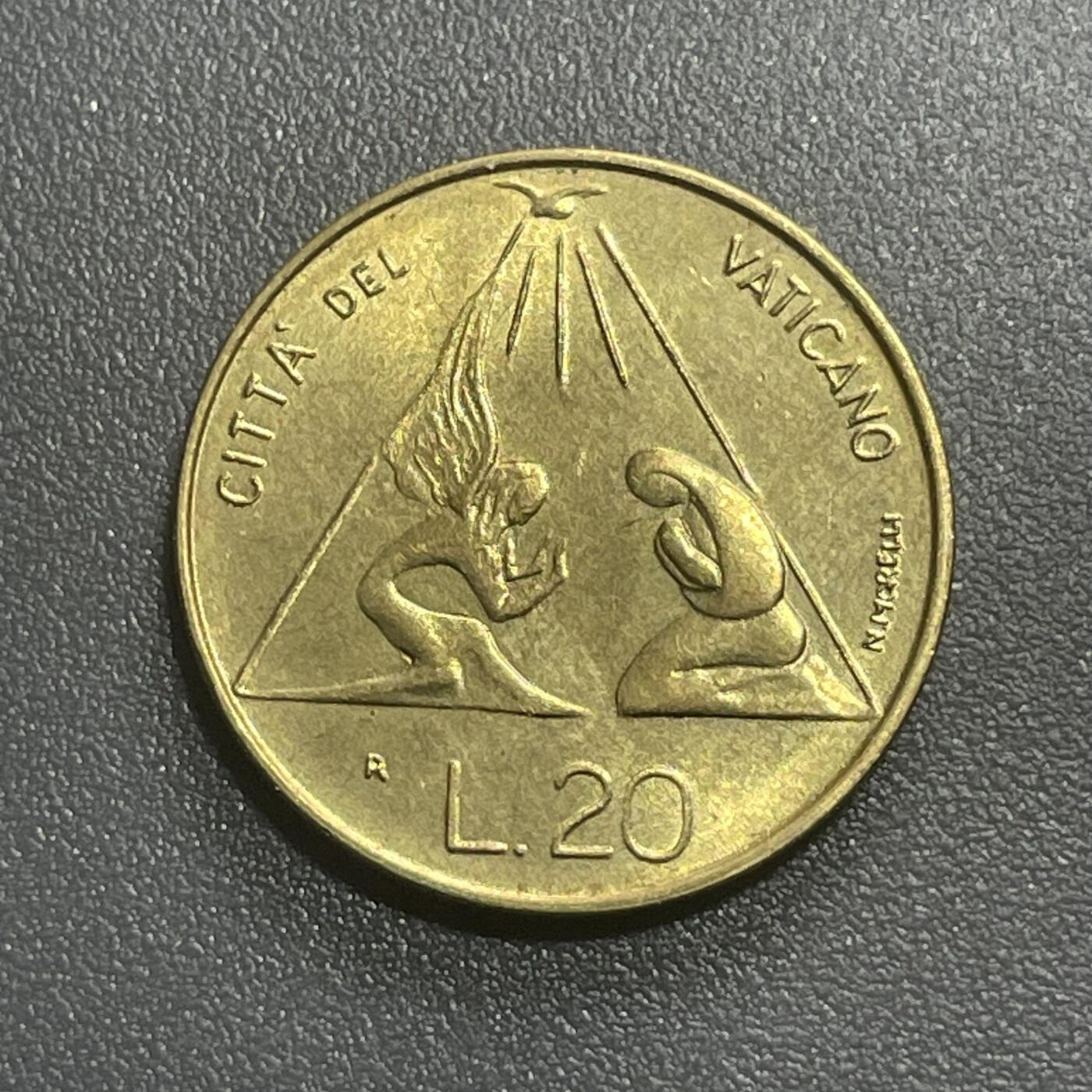 回流1215 梵蒂冈1983年20里拉 教皇保罗二世