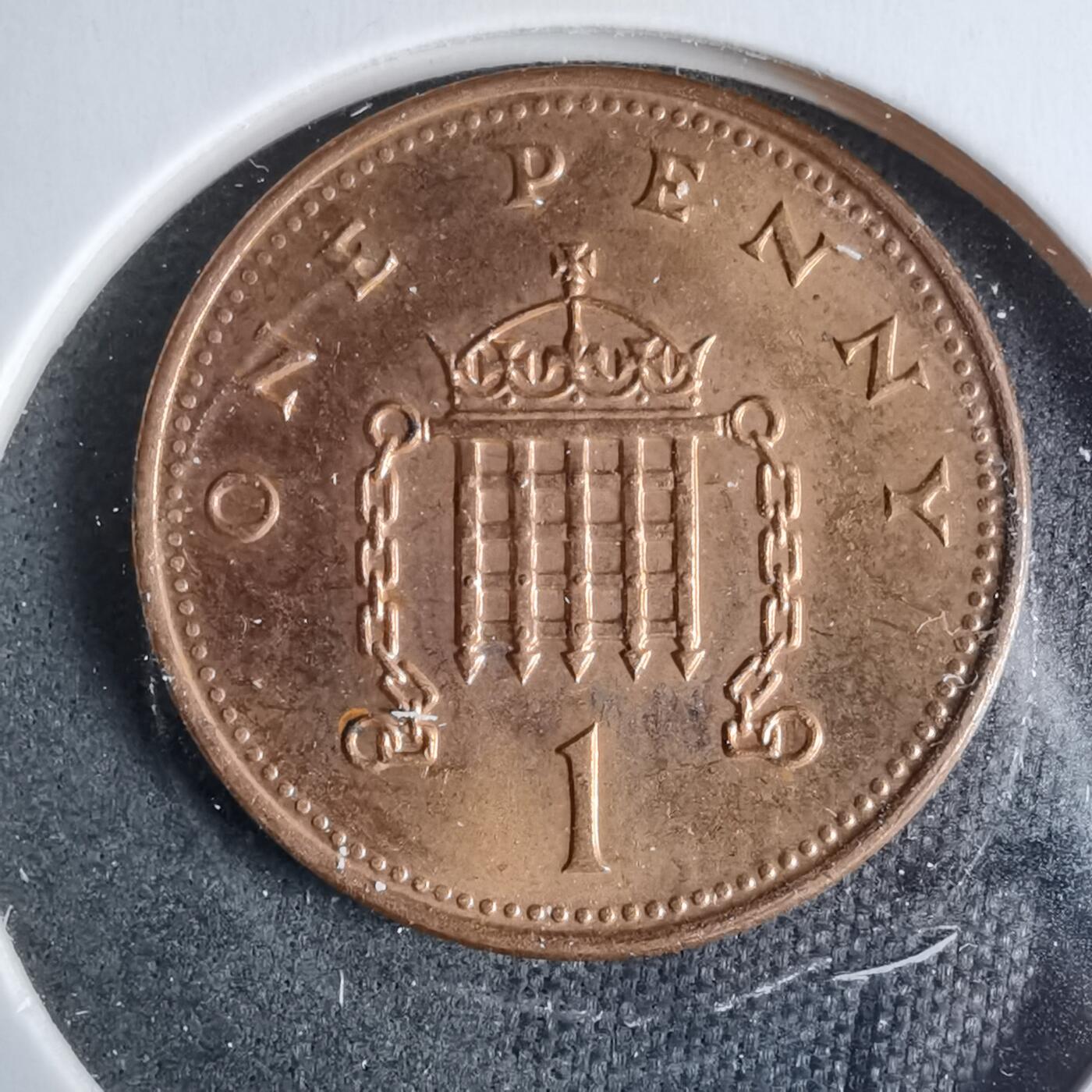 沼泽如烟--第927场 英国1993年1便士