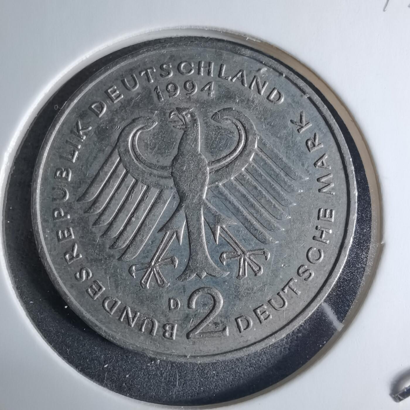 沼泽如烟--第926场 德国1994年2马克