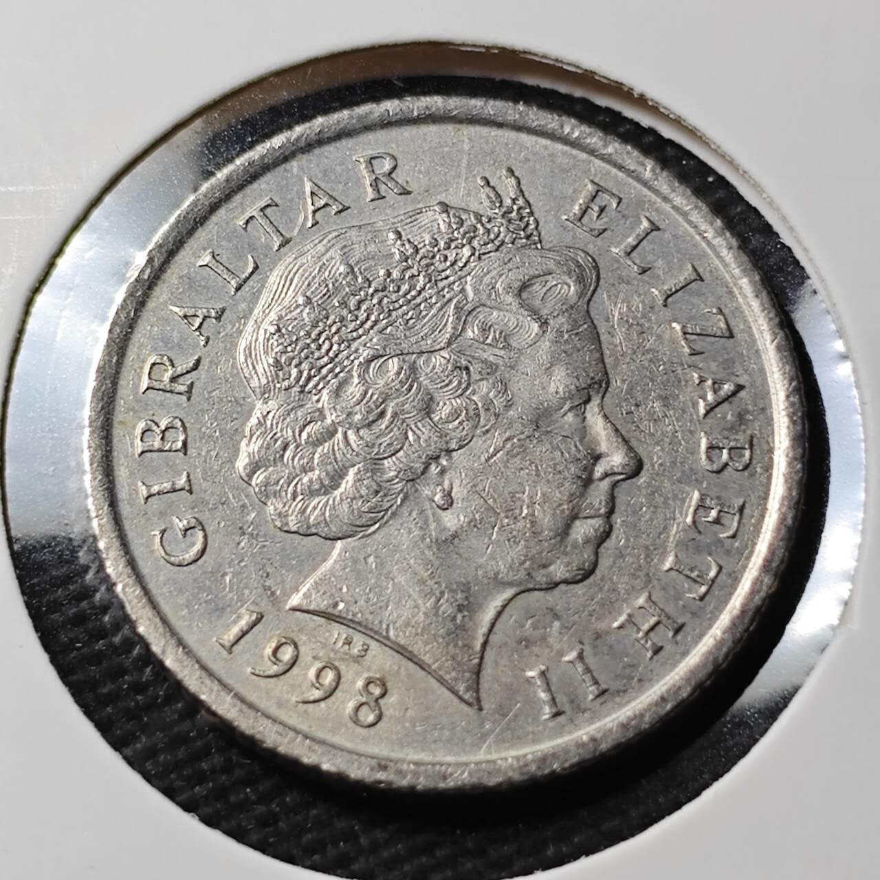 KK钱币收藏小铺 第377期  2月预留时间 周末发货  直布罗陀10便士