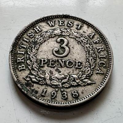 🌹外币初藏🌹🐯2025年第139场  每周二四六晚8️⃣点 接代拍 - 英属西非1938年3便士