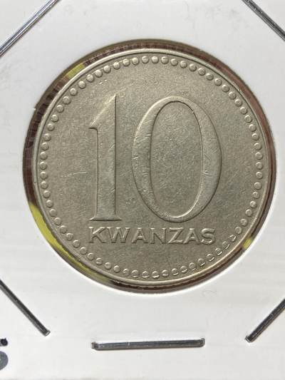 2025年第一百三十五场(总第一百六十一场）外国好品纸夹散币场(免佣金) - 少见好品–安哥拉🇦🇴1977年10宽扎(独立后首套流通硬币第一版)