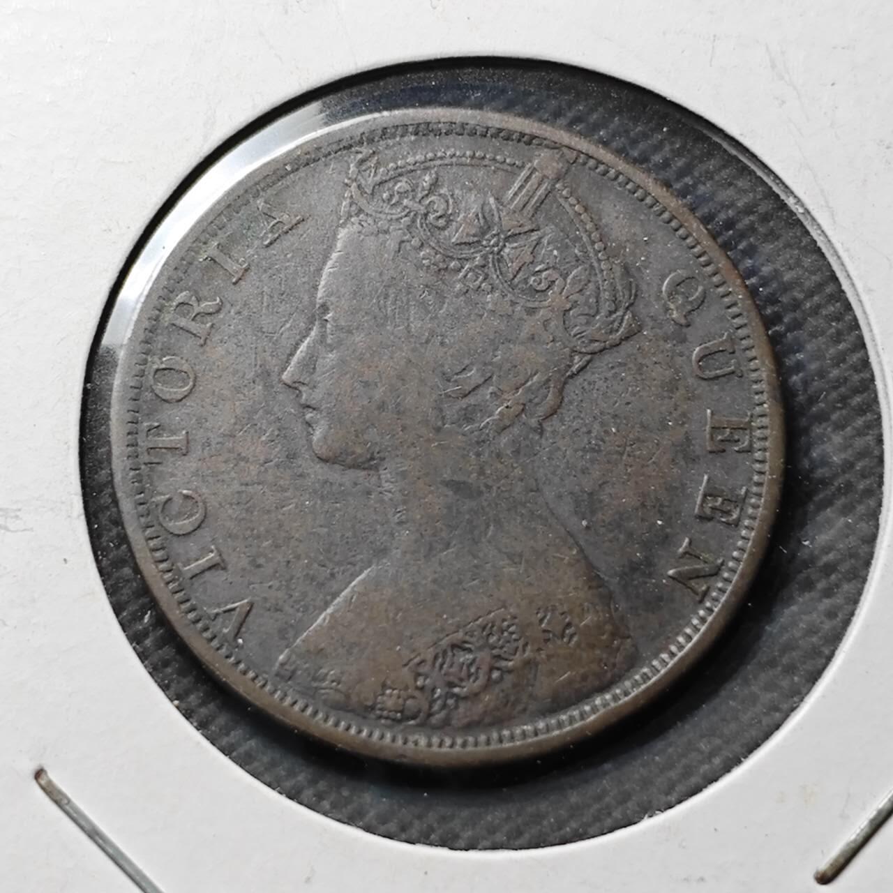 KK钱币收藏小铺 第376期  2月预留时间 周末发货  1980香港维多利亚一仙铜币 早年份