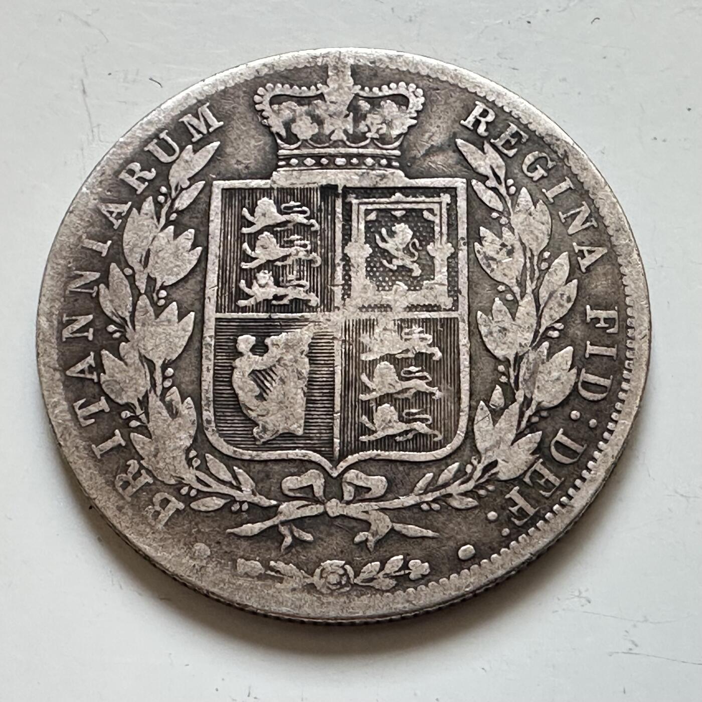 🌹外币初藏🌹🐯2025年第139场  每周二四六晚8️⃣点 接代拍 英国1881年半克朗银币