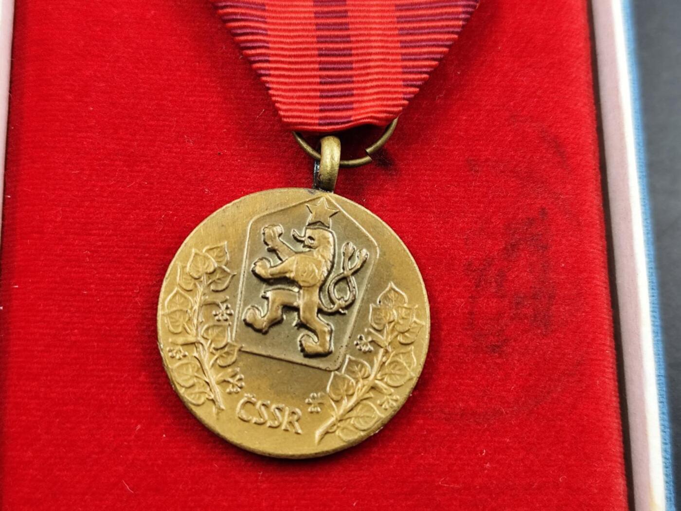 12月8日精品徽章专场 原盒捷克共和国奖章