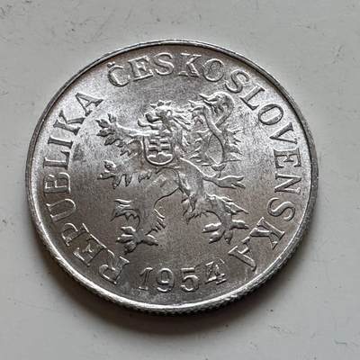 🌹外币初藏🌹🐯2025年第139场  每周二四六晚8️⃣点 接代拍 - 捷克斯洛伐克1954年10赫勒 早期无框狮