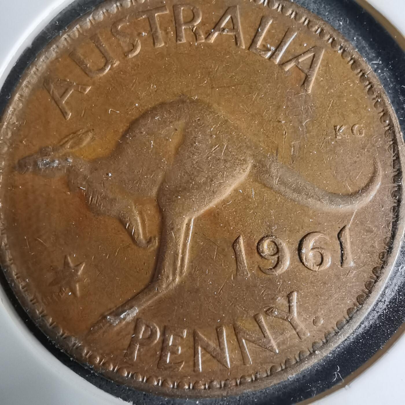 沼泽如烟--第927场 澳大利亚1961年一便士