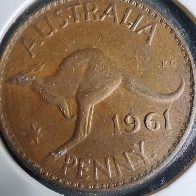 沼泽如烟--第927场 - 澳大利亚1961年一便士