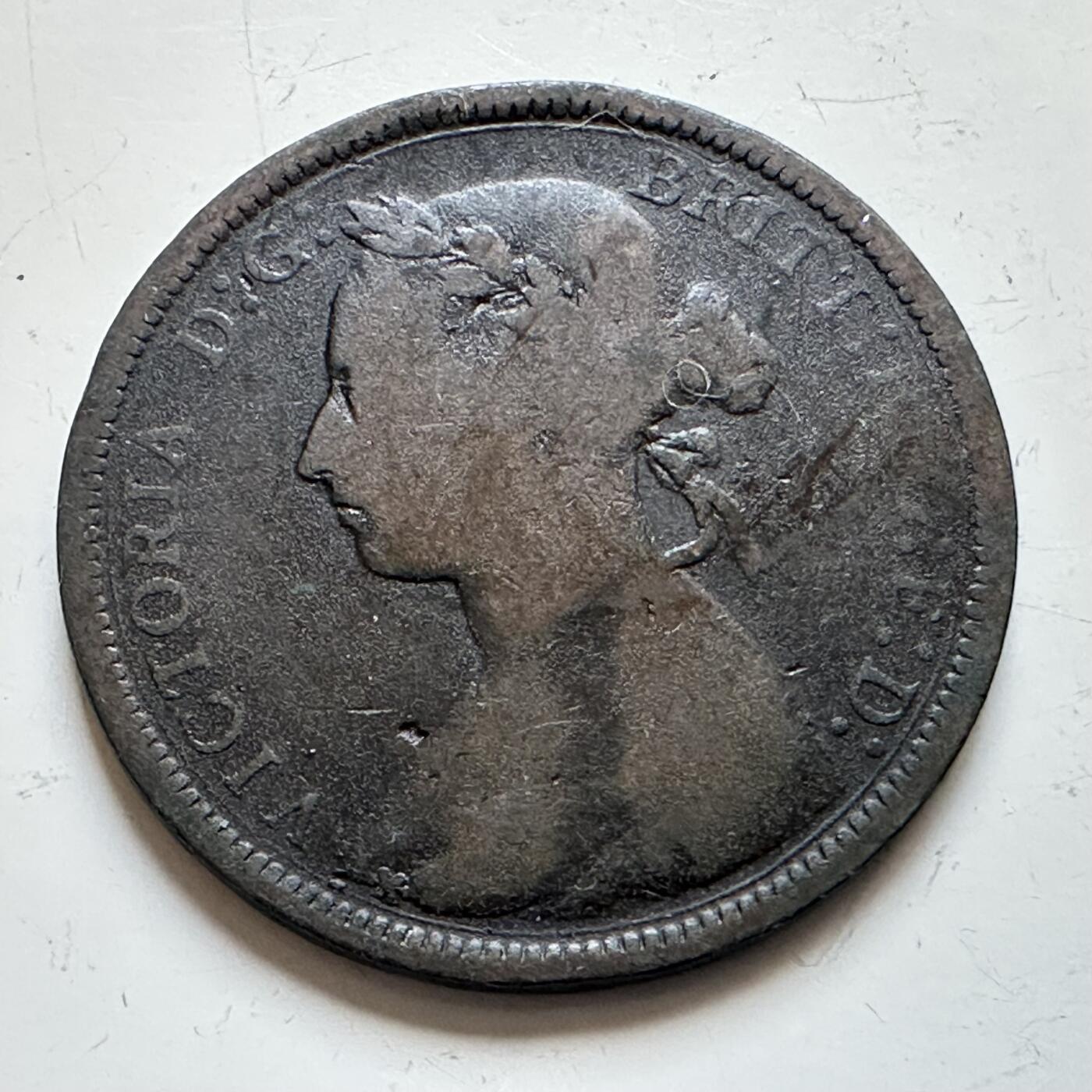 🌹外币初藏🌹🐯2025年第139场  每周二四六晚8️⃣点 接代拍 英国1890年半便士