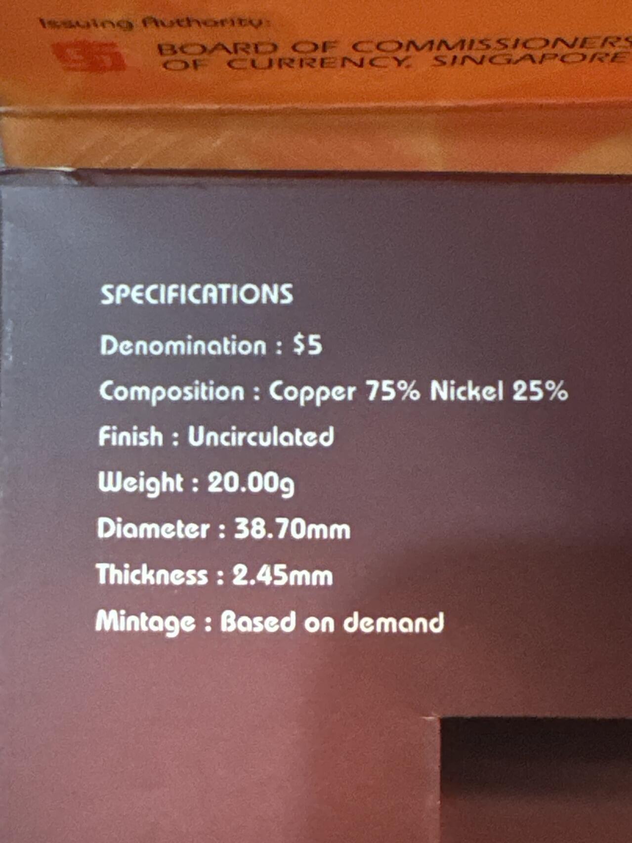 ❤️【币观天下】❤️ 第334期钱币拍卖- 2025.12.12周五晚上6点半场-长期征集拍品 新加坡1998年爱心捐赠镀金铜质纪念币盒装