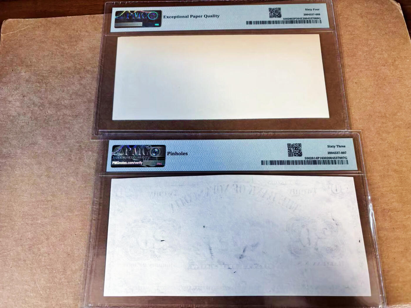 【Blue Auction】世界纸币精拍第760期——18级TOP拍卖/信誉/品质/专业/高效💫 【唯一冠军 唯一记录 正背面PROOF一对】加拿大丰业银行1897-1903年20元 钓鱼小艇 根据新斯科舍省哈利法克斯港的人文经济风貌设计 雕刻精细 具有浓厚的地域特征 该银行属加拿大五大行之一 PMG63/64EPQ