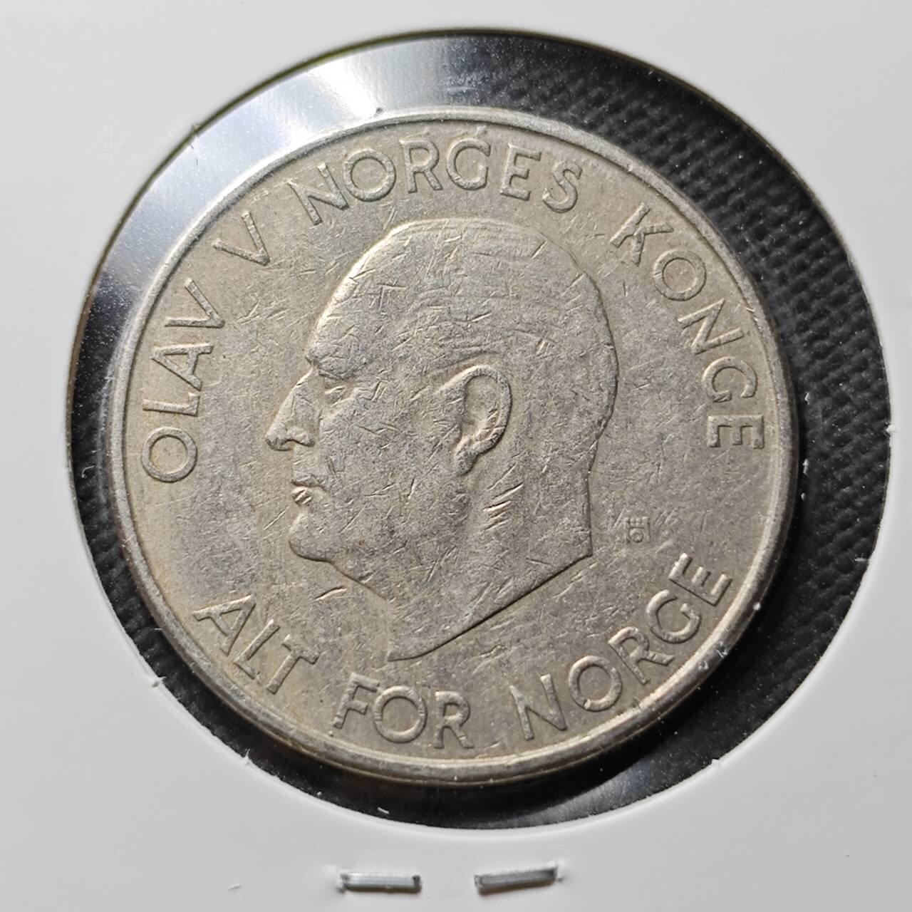 KK钱币收藏小铺 第376期  2月预留时间 周末发货  挪威5克朗