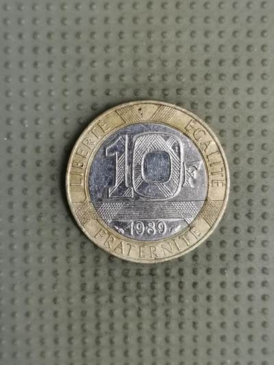 2025年第137场各国散币拍卖（总第137场） - 法国1989年10法郎