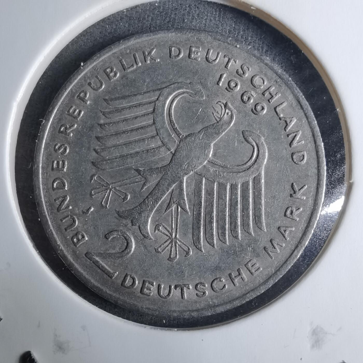 沼泽如烟--第926场 德国1969年2马克