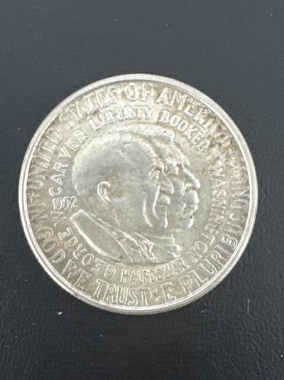 ❤️【币观天下】❤️ 第334期钱币拍卖- 2025.12.12周五晚上6点半场-长期征集拍品 - 美国1952年地图半圆银币