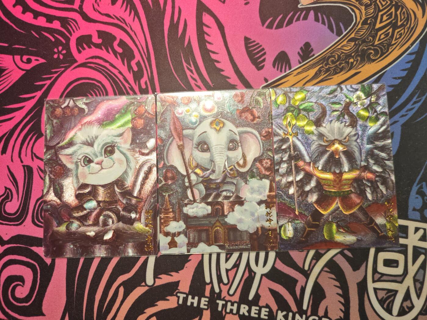 卡牌实验室开始第六次实验 【红月】三兄弟：大鹏，白象，青狮