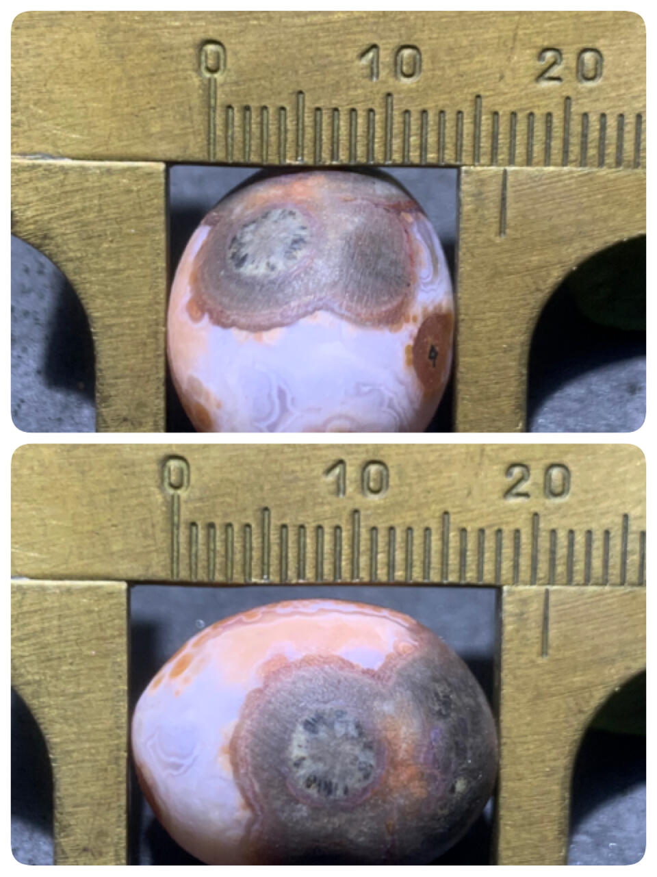 精美战国红玛瑙原皮天眼原石一个，