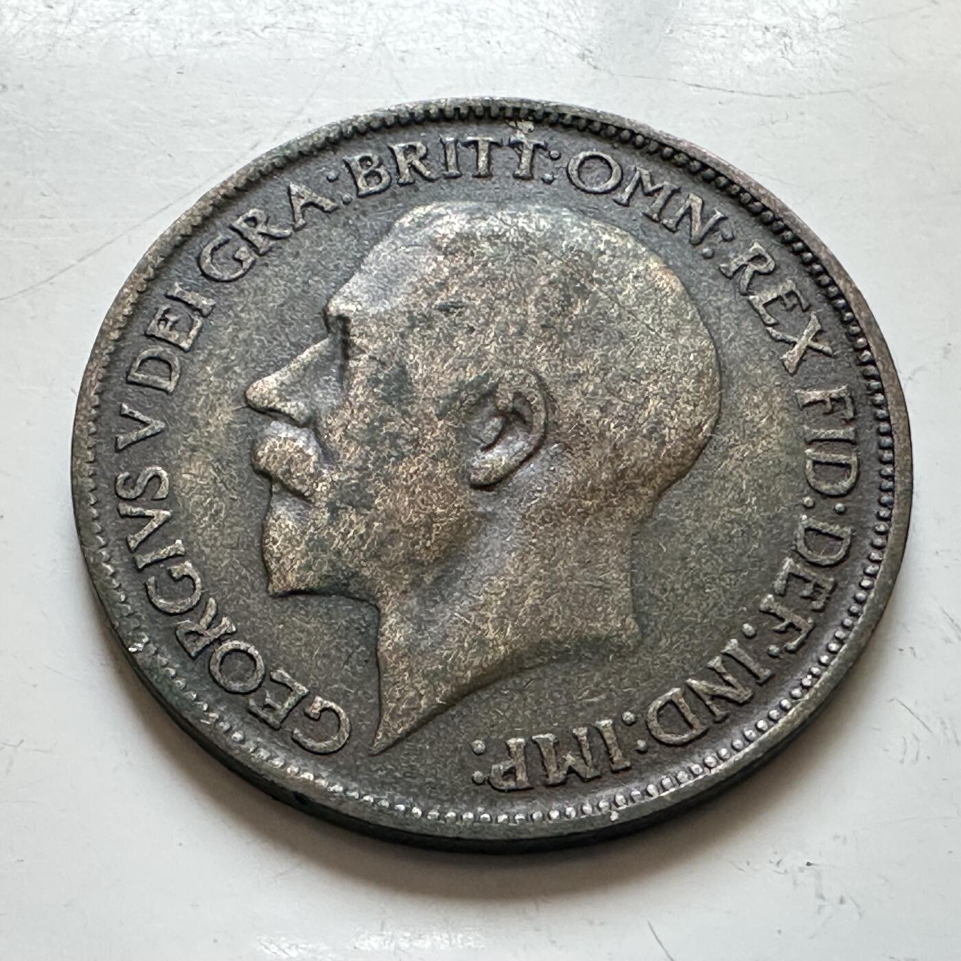 🌹外币初藏🌹🐯2025年第139场  每周二四六晚8️⃣点 接代拍 英国1919年半便士