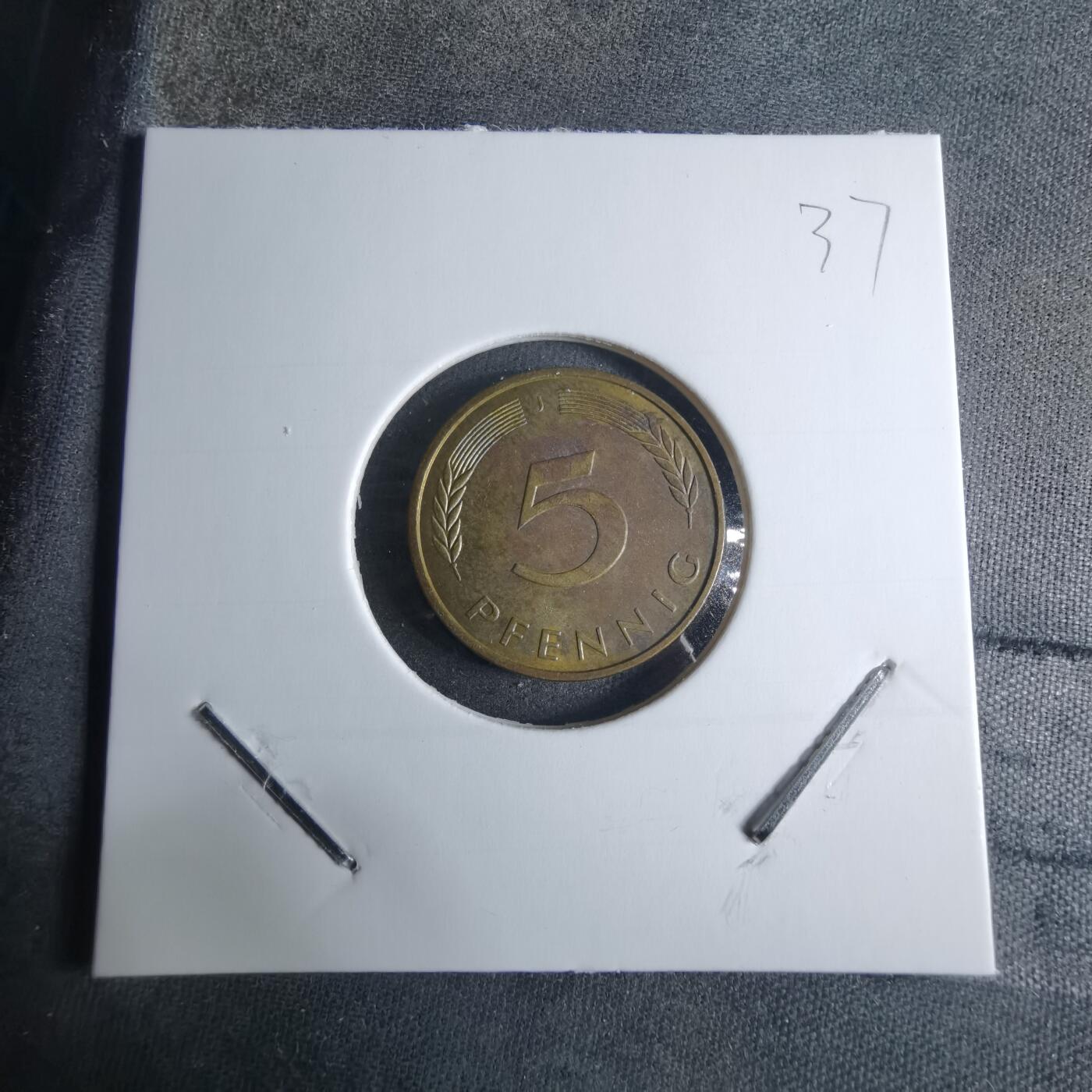 沼泽如烟--第926场 德国1993年5芬尼