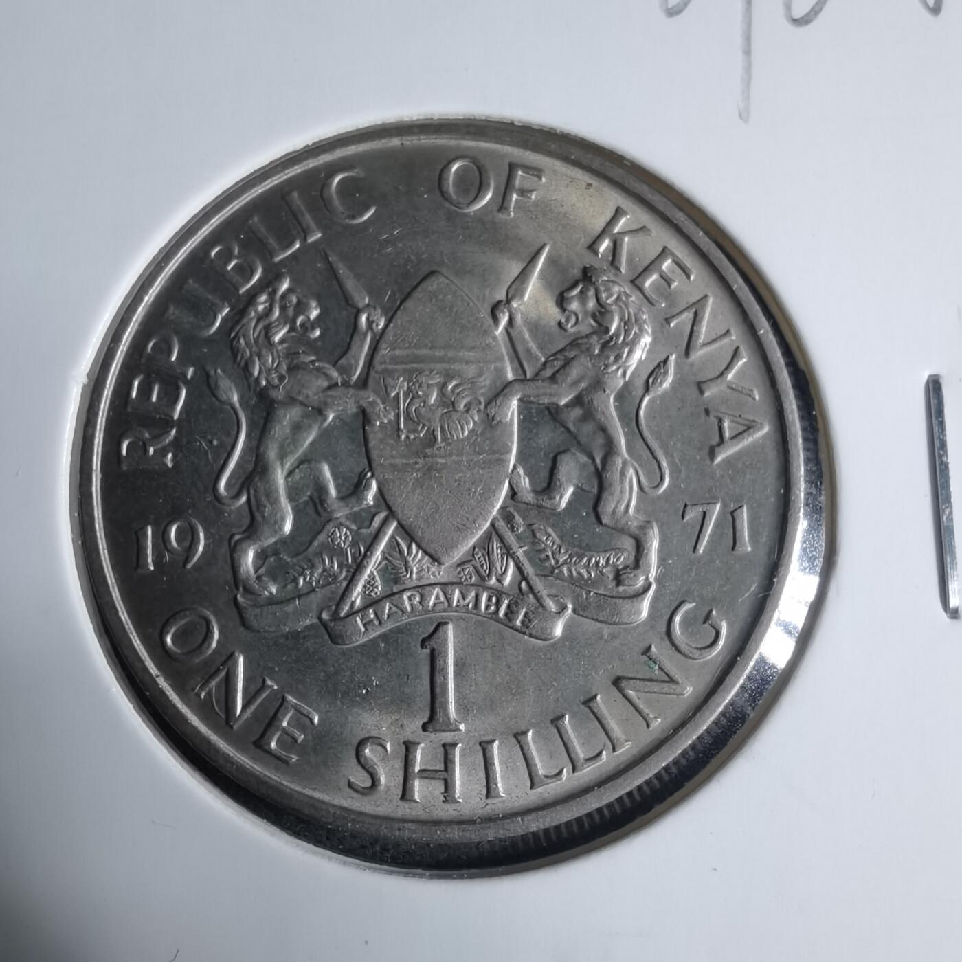 沼泽如烟--第927场 肯尼亚1971年1先令