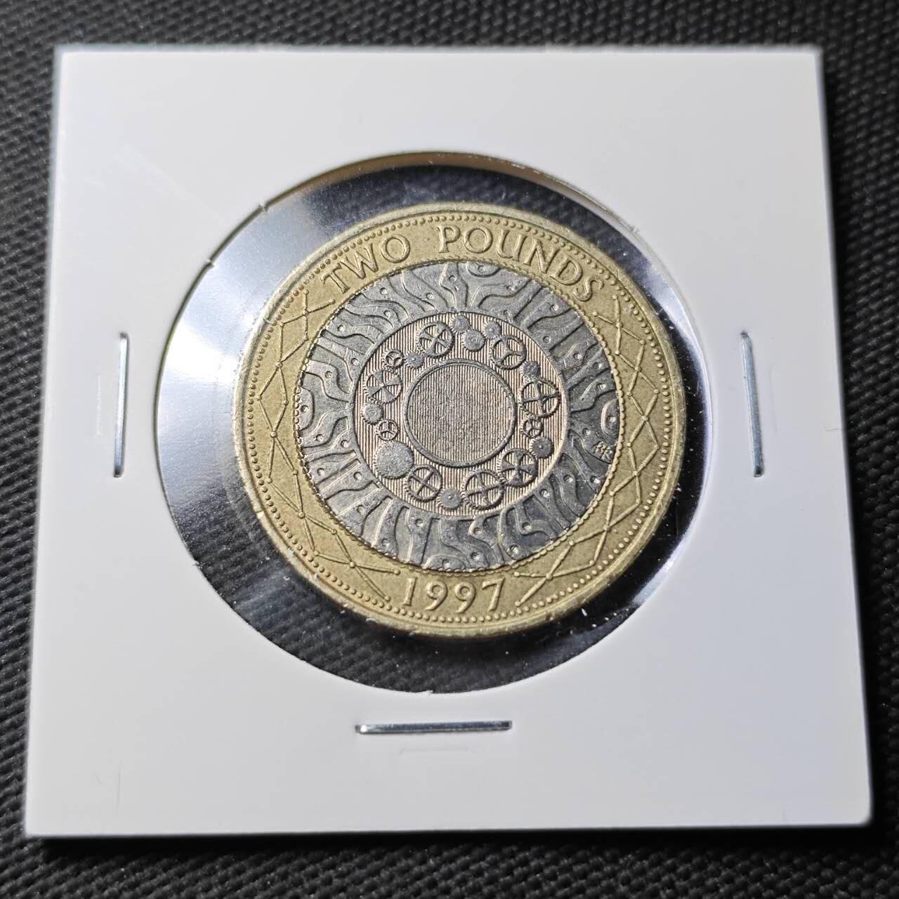 KK钱币收藏小铺 第377期  2月预留时间 周末发货  英国2镑双色币