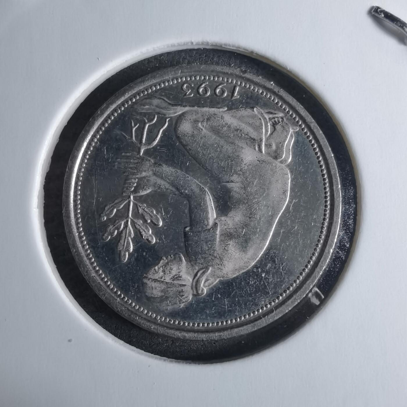 沼泽如烟--第926场 德国1993年50芬尼