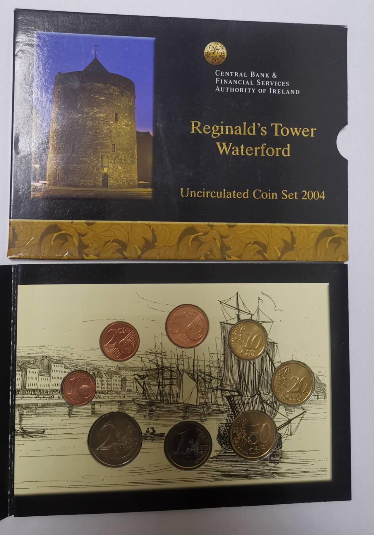 巨藏钱币第七期硬币场12月12号20点开拍 爱尔兰2004年O元套币官方原册