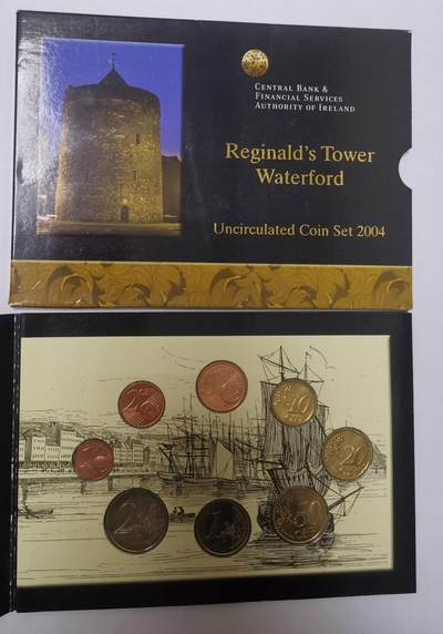 巨藏钱币第七期硬币场12月12号20点开拍 - 爱尔兰2004年O元套币官方原册