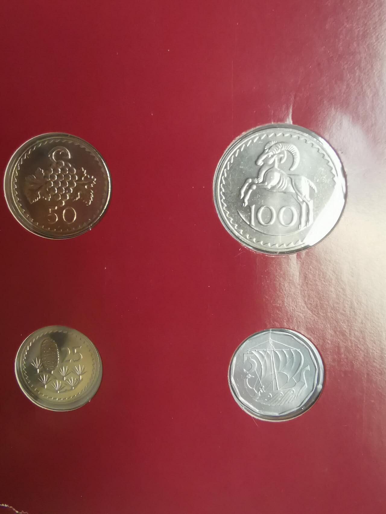 巨藏钱币第七期硬币场12月12号20点开拍 塞浦路斯富兰克林邮币卡封装套币