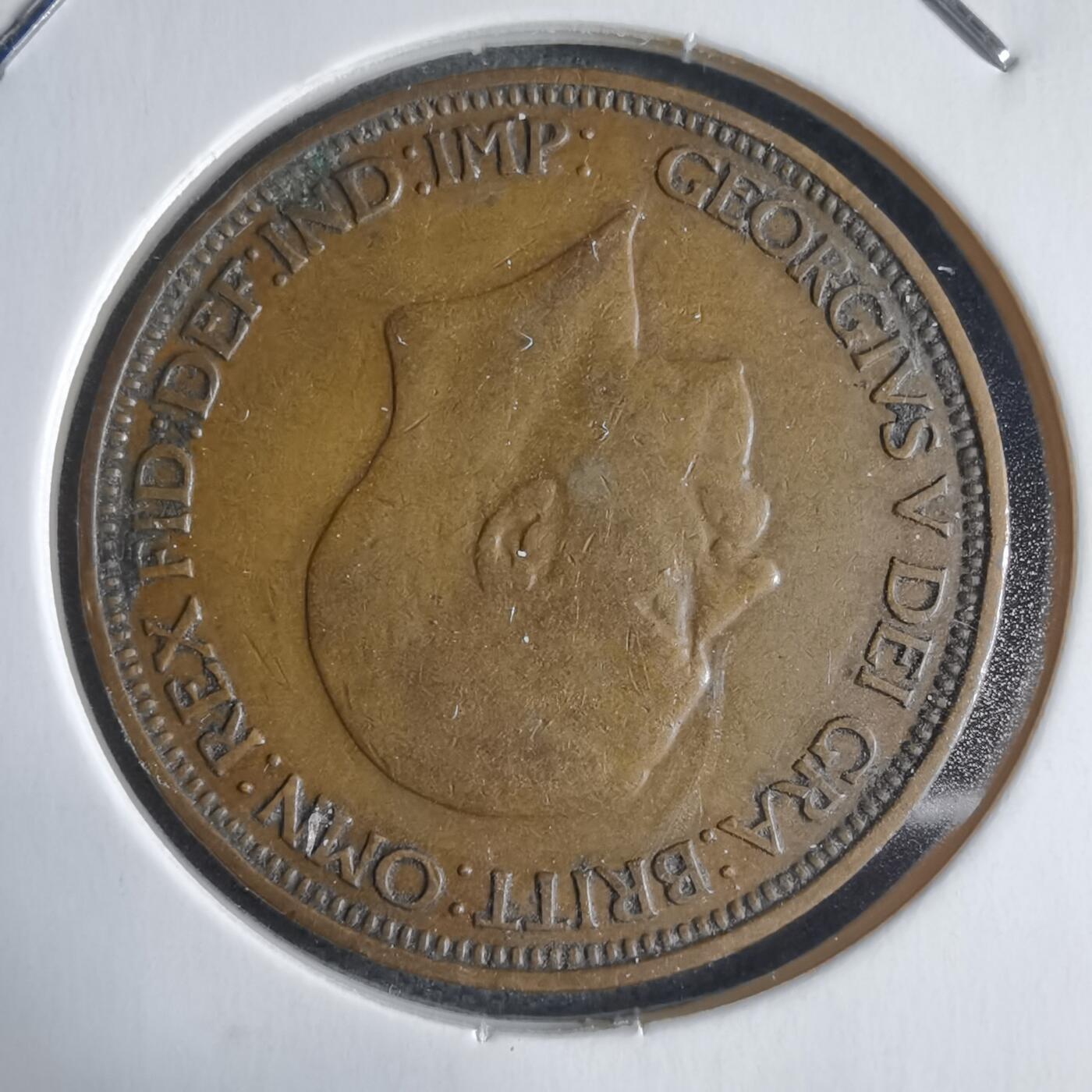 沼泽如烟--第928场 英国1931年半便士