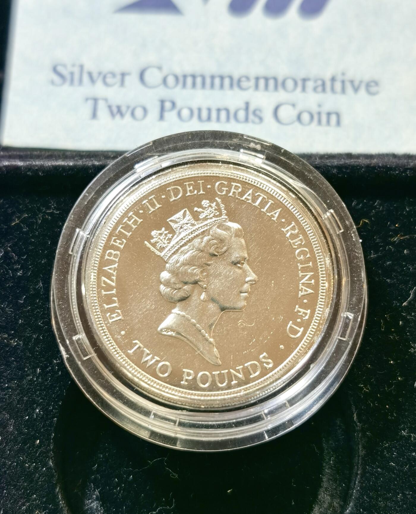 甄臻铺-世界币章拍卖（第43期）送拍享返佣金等优惠多多 英国 1986年 2磅银币 原盒原证 英联邦运动会纪念