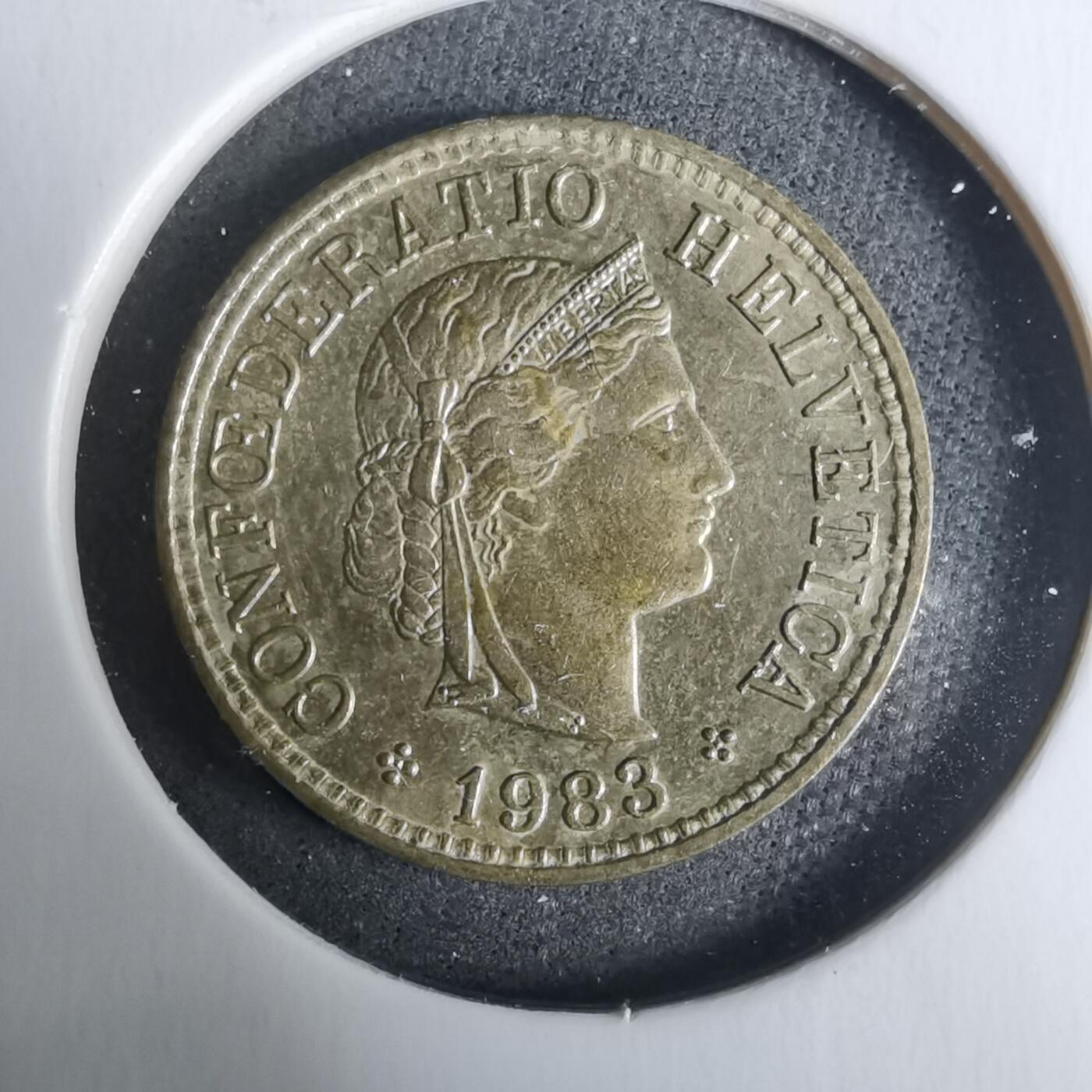 沼泽如烟--第928场 瑞士1983年五分