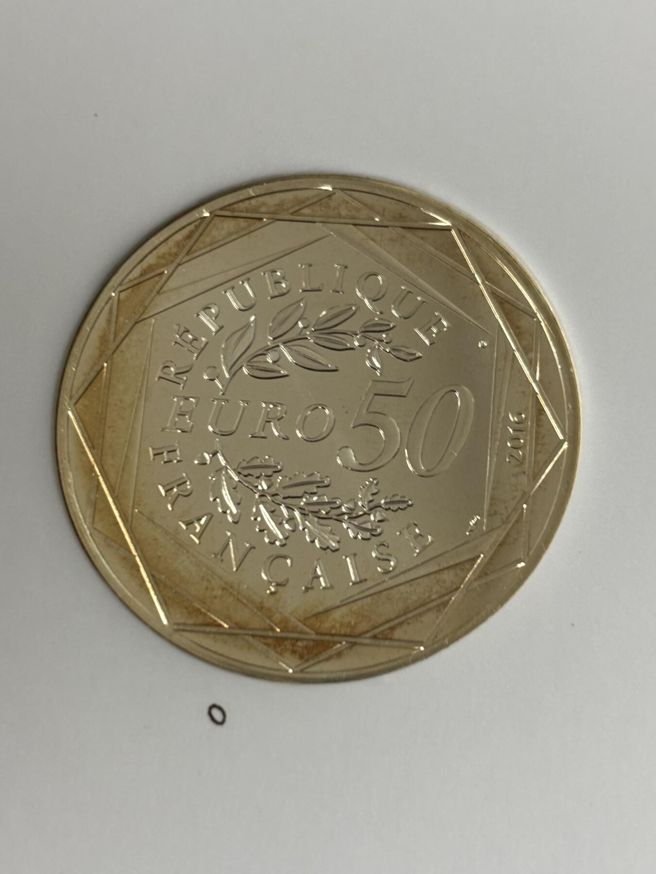 第185期拍卖 卡装法国2016年小王子美丽之旅小王子小羔羊50欧彩银币，900银，41克，发行50000枚